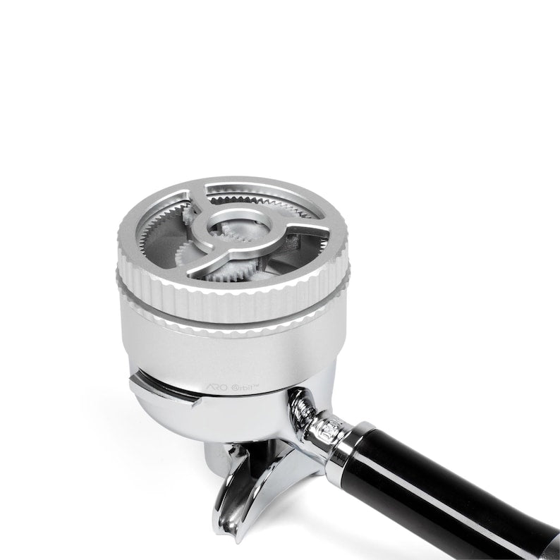 ARO Orbit PRO™ | Aluminum Spirographic Espresso Distribution Tool | Geared WDT for Home Baristas and Professional Cafés